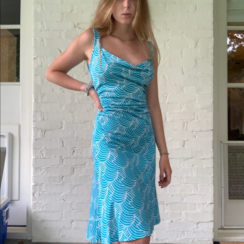 Dianne Von Furstenberg Blue Dress!